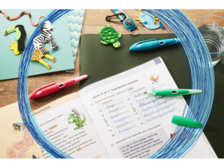 STABILO Stylo plume EASYbirdy 3D Wildlife L, rose, M