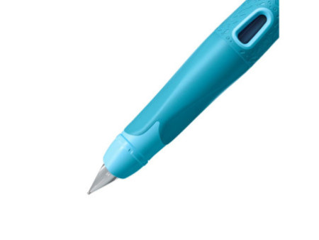 STABILO Stylo plume EASYbirdy 3D Wildlife R, bleu, M