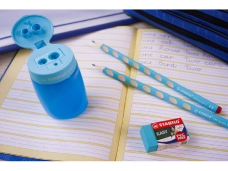 STABILO Kit d'écriture école EASYgraph 'S', droitier, bleu