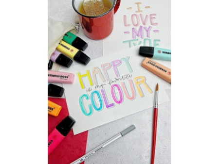 STABILO Surligneur BOSS ORIGINAL Pastel, étui en PET de 4