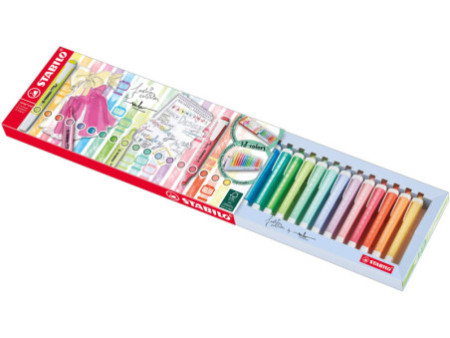 STABILO Surligneur swing cool, set de bureau de 18 pièces