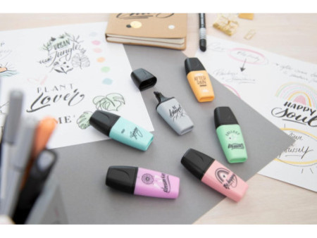 STABILO Surligneur BOSS MINI Pastellove 2.0, étui de 6