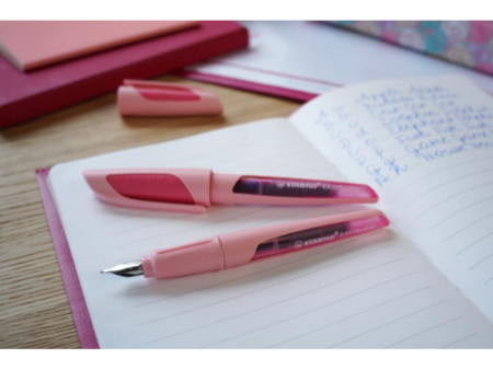 STABILO Stylo plume EASYbuddy L, gauchers, rouge