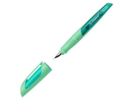 STABILO Stylo plume EASYbuddy L, gauchers, vert menthe