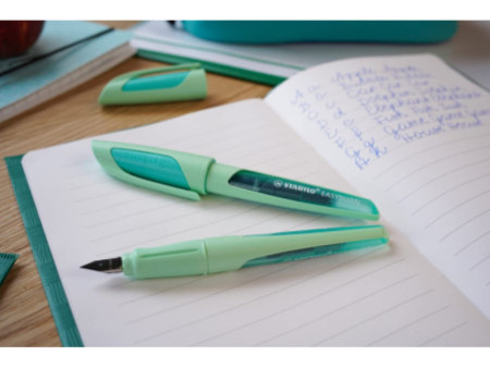 STABILO Stylo plume EASYbuddy M, droitiers, vert menthe