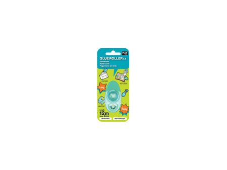 PLUS JAPAN Mini roller adhésif LE TG-1512, 6 mm x 12 m, vert