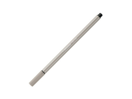 STABILO Stylo feutre Pen 68, gris perle