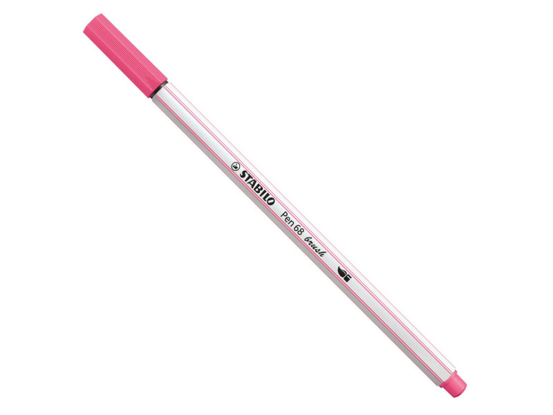 STABILO Feutre pinceau Pen 68 brush, rose