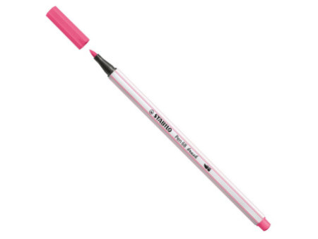 STABILO Feutre pinceau Pen 68 brush, rose