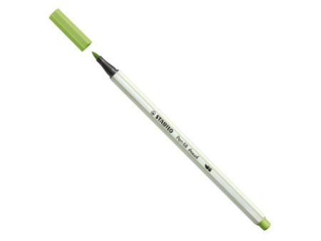 STABILO Feutre pinceau Pen 68 brush, vert pistache