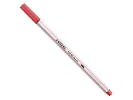 STABILO Feutre pinceau Pen 68 brush, rouge terracotta