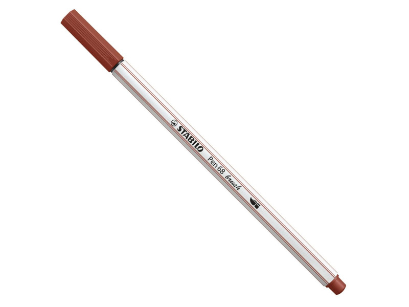 STABILO Feutre pinceau Pen 68 brush, brun