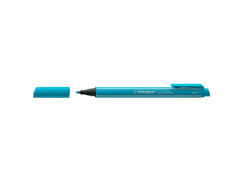 STABILO Stylo-feutre pointMax, bleu turquoise