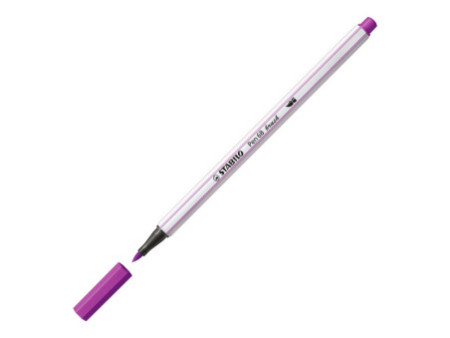 STABILO Feutre pinceau Pen 68 brush ARTY, étui carton de 10