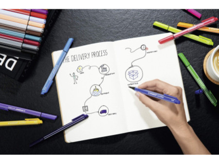 STABILO Stylo-feutre pointMax ARTY, étui carton de 18