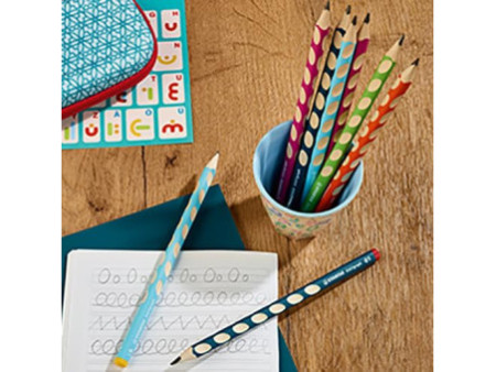STABILO Crayon à papier d'apprentissage EASYgraph R, bleu