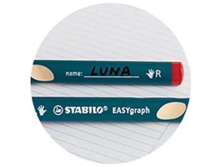 STABILO Crayon à papier d'apprentissage EASYgraph R, bleu