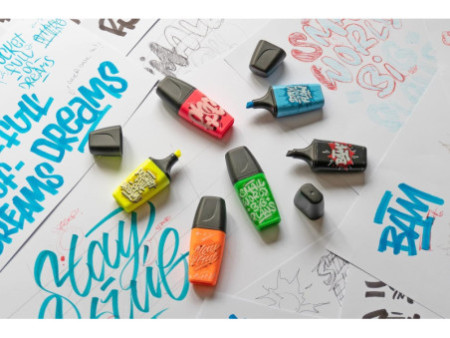 STABILO Surligneur BOSS MINI by Snooze One, étui de 3