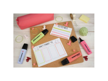 STABILO Surligneur BOSS ORIGINAL PASTEL, Ecopack de 5