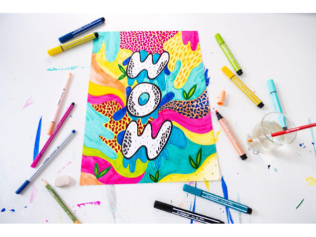 STABILO Feutre Pen 68 MAX, étui de 4 ARTY
