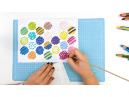 STABILO Crayon multi-talents woody 3en1 duo, jaune/violet