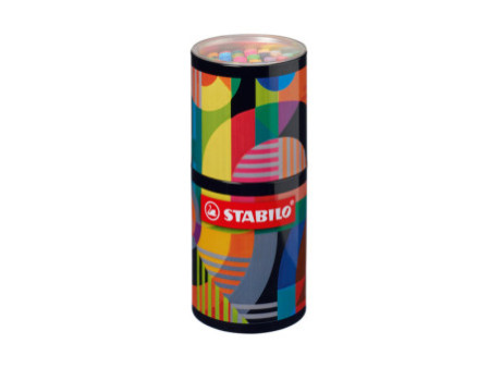 STABILO Feutre Pen 68, boîte métal de 45 ARTY