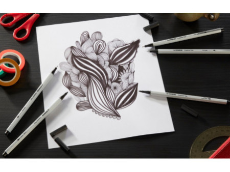 STABILO Kit Creative Tips ARTY PASTELL, étui métal de 30