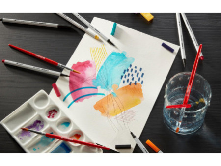 STABILO Kit Creative Tips ARTY PASTELL, étui métal de 30