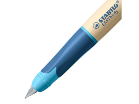 STABILO Stylo plume EASYbirdy Timber R, droitier, bleu