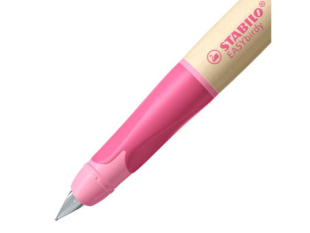 STABILO Stylo plume EASYbirdy Timber R, droitier, rose
