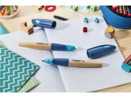 STABILO Stylo plume EASYbirdy Timber R, droitier, rose