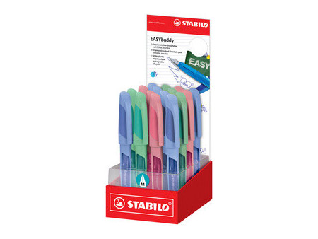 STABILO Stylo plume EASYbuddy L/M, présentoir de 16