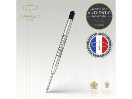 PARKER Recharge pour stylo QUINKflow, M, blister, noir