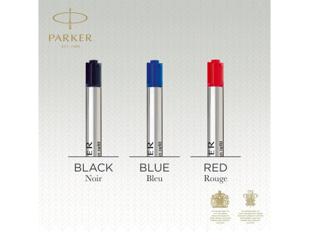 PARKER Recharge pour stylo QUINKflow, M, blister, noir