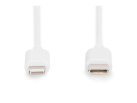 DIGITUS Câble de données/de charge, Lighting-USB-C, 1,0 m