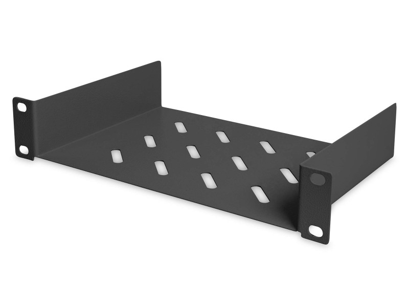 DIGITUS Etagère 10', 1U, noir RAL 9005