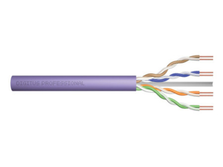 DIGITUS Câble d'installation, Cat.6, U/UTP, 305 m, simplex