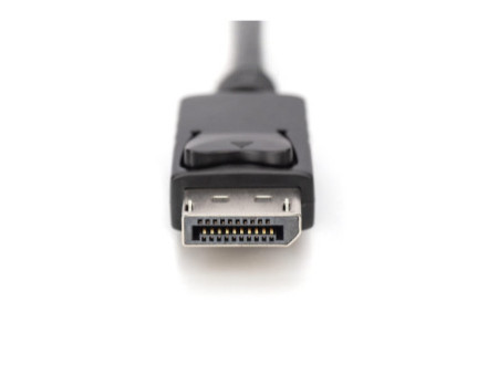 DIGITUS Adaptateur HDMI 4K vers DisplayPort, 2,0 m, noir