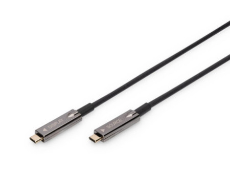 DIGITUS Câble de connexion USB type-C AOC AV, 15 m