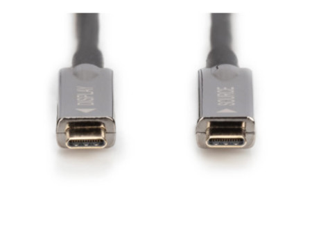 DIGITUS Câble de connexion USB type-C AOC AV, 20 m