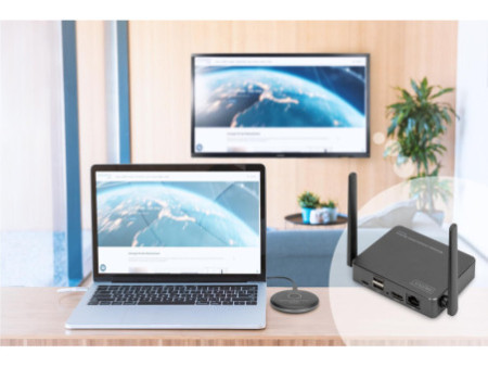 DIGITUS Système de présentation sans fil Click & Present Pro