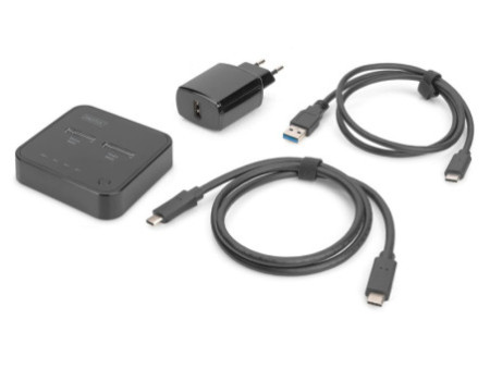 DIGITUS Station d'accueil SSD avec fonction de clonage hors