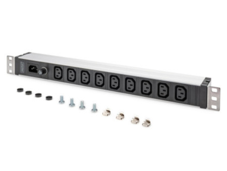 DIGITUS Multiprise 19', 9 prises, 1 U