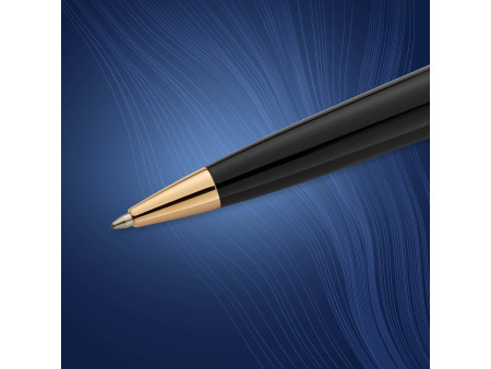 WATERMAN Stylo à bille à mécanisme rotatif Expert, noir G.C.
