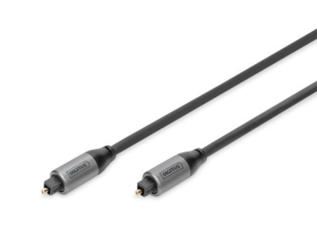 DIGITUS Câble de raccordement Toslink, fiche Toslink, 3,0 m