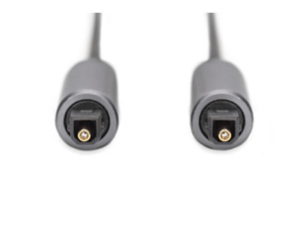 DIGITUS Câble de raccordement Toslink, fiche Toslink, 3,0 m