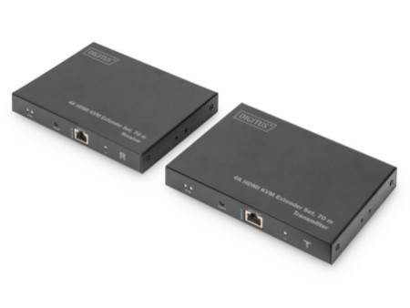 DIGITUS Kit d'extension KVM HDMI 4K, 70 m