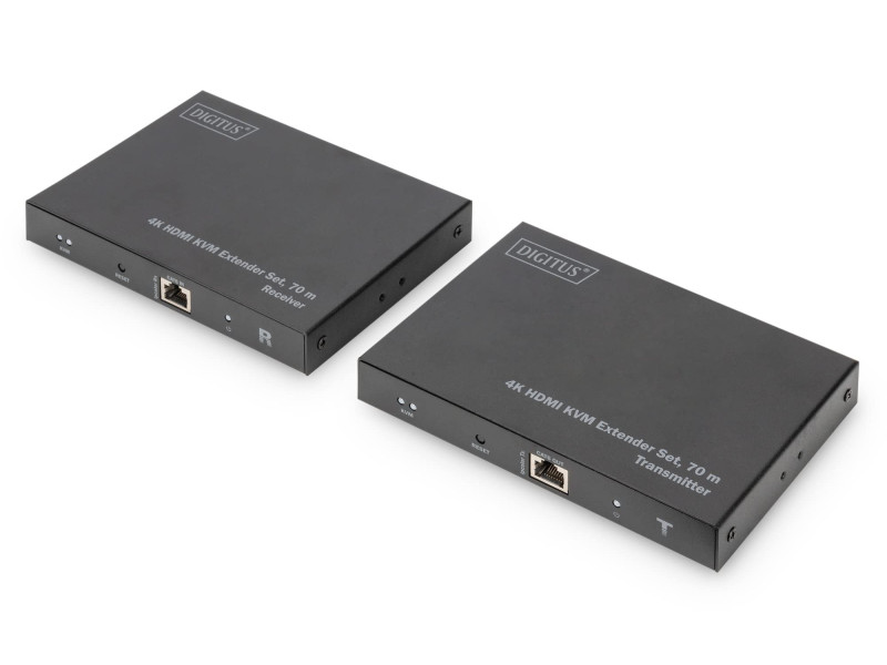 DIGITUS Kit d'extension KVM HDMI 4K, 70 m