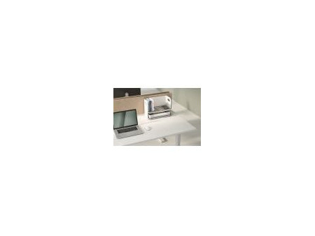 DIGITUS Organisateur de bureau avec chargeur Qi blanc/gris