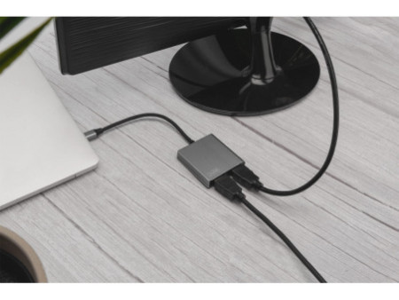 DIGITUS Adaptateur graphique, USB-C - HDMI 2-en-1